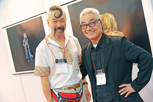 Учасники фестивалю — бандурист Шуїчі Сакума і фотомайстер Бішін Джюмонджі