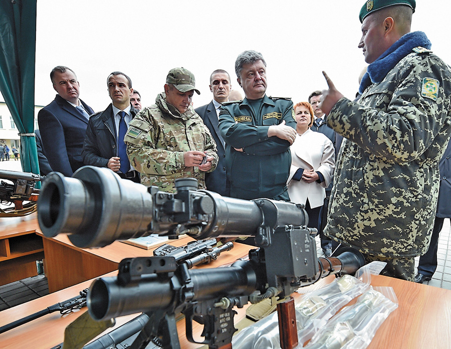 Перед воїнами поставлено завдання берегти східний кордон не лише України, а й Євросоюзу. Фото Миколи ЛAЗAРЕНКA