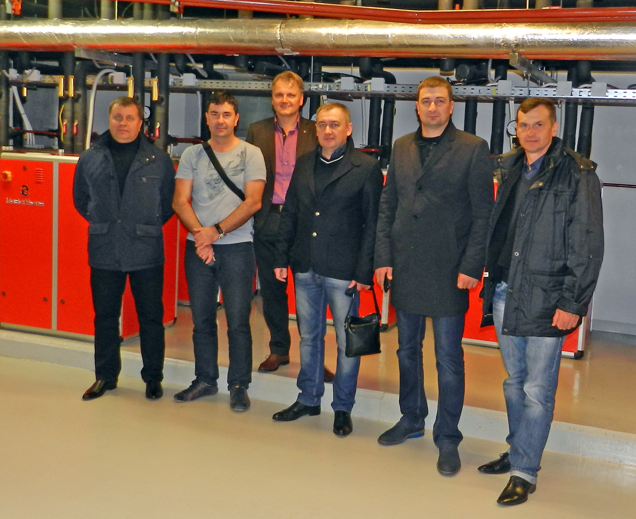 Під час відвідання підприємства в Чехії, де працюють теплонасоси MasterTherm
