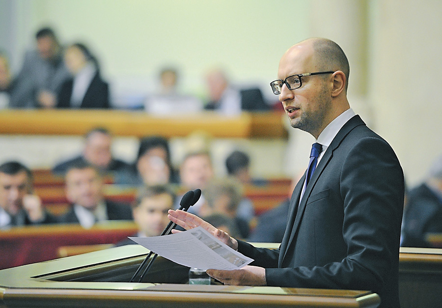 Позицію уряду Арсеній Яценюк виклав аргументовано й послідовно. Фото з сайту kmu.gov.ua
