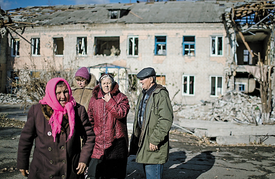 Знедолені жителі сходу уже побачили, що «ДНР» за гарними обіцянками приховувала жах і бідність. Фото з сайту ultramir-net