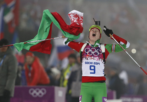 Дар'я Домрачова стала першою чемпіонкою зимових Ігр в історії своєї країни. Фото з сайту ru.tsn.ua