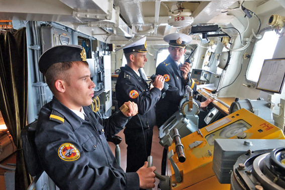 Моряки фрегата «Гетьман Сагайдачний» довели свою відмінну військову підготовку. Фото УНІІАН