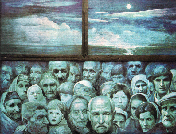 Картина Рустема Емінова «Місячна соната», присвячена пам’яті знищених жителів Арабатської стрілки