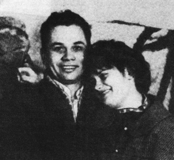Алла Горська з чоловіком Віктором Зарецьким. 1960-ті роки