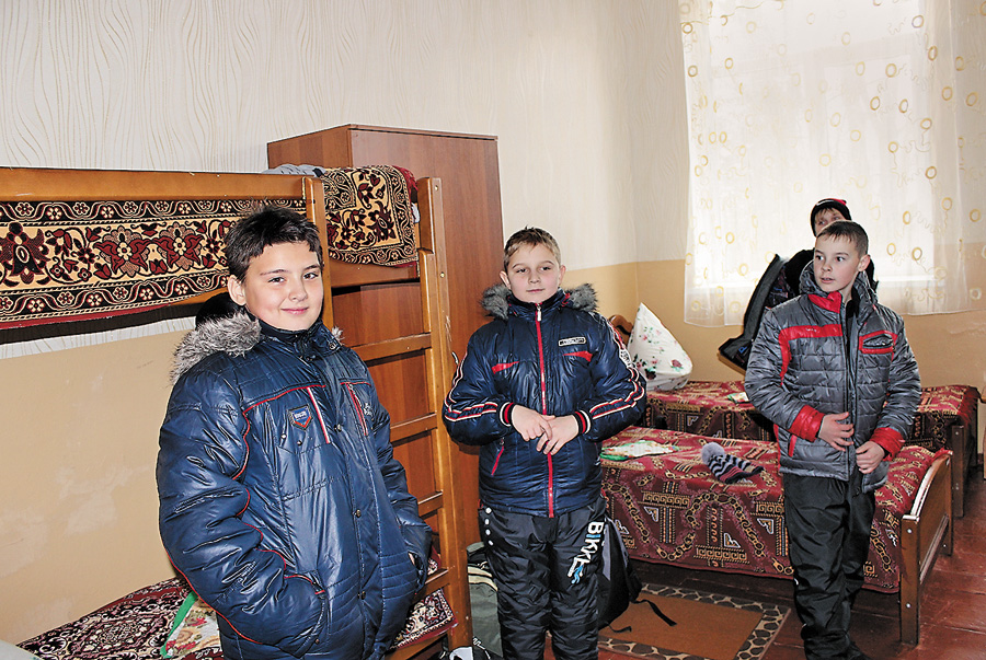 Луганські школярі розмістилися у затишних кімнатах правознавчого ліцею в Луцьку. Фото надане прес-службою Луцької міської ради