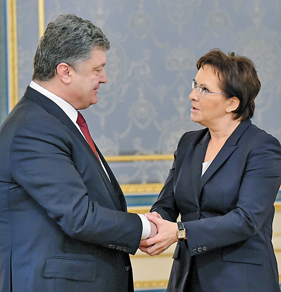 Президент обговорив з Прем’єром Польщі ситуацію на Донбасі. Фото Миколи ЛAЗAРЕНКA