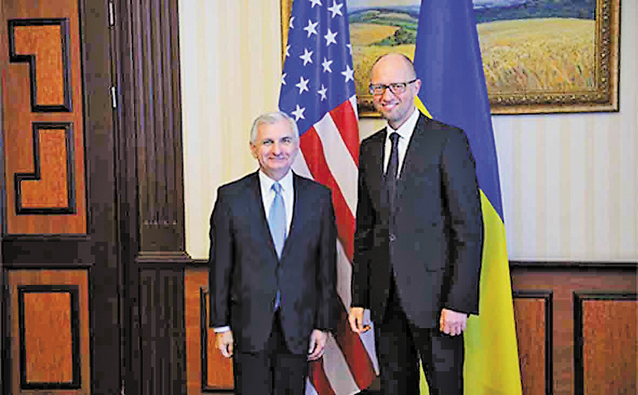 Глава українського уряду висловив вдячність за одностайну підтримку Конгресом США нашої держави. Фото з сайту kmu.gov.ua