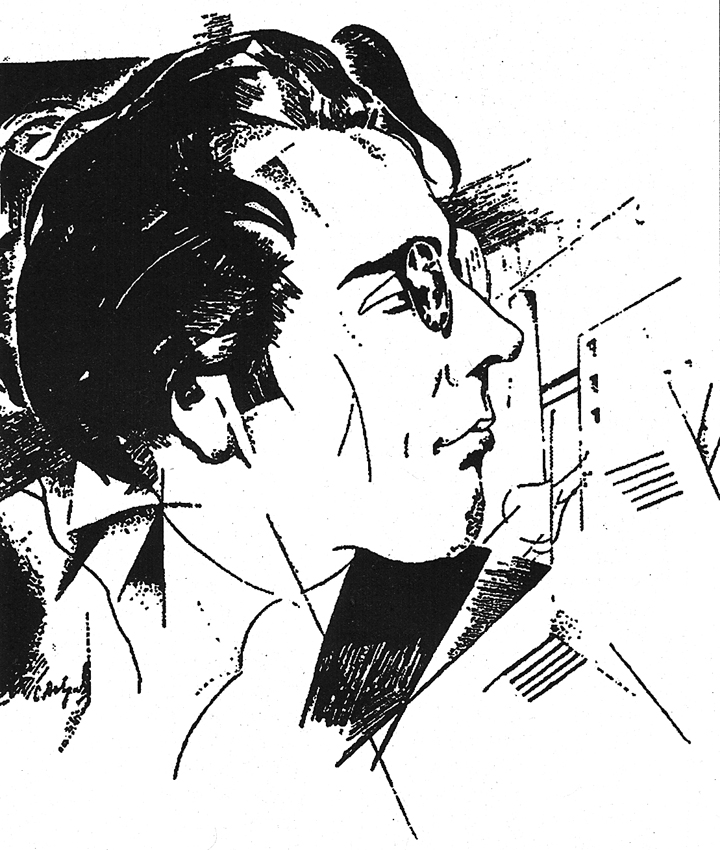 Олександр Довженко зобразив свого друга Павла Тичину романтиком, який весь — у музиці високих сфер
