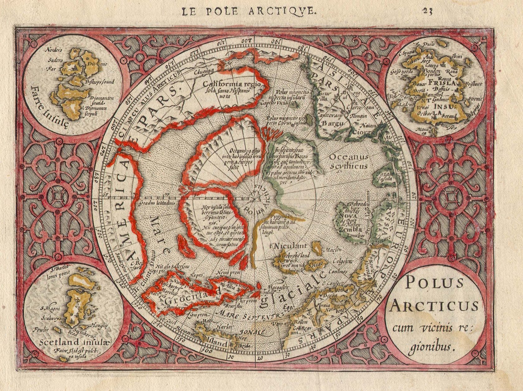 Карта Жерардуса Меркатора 1595 рік.