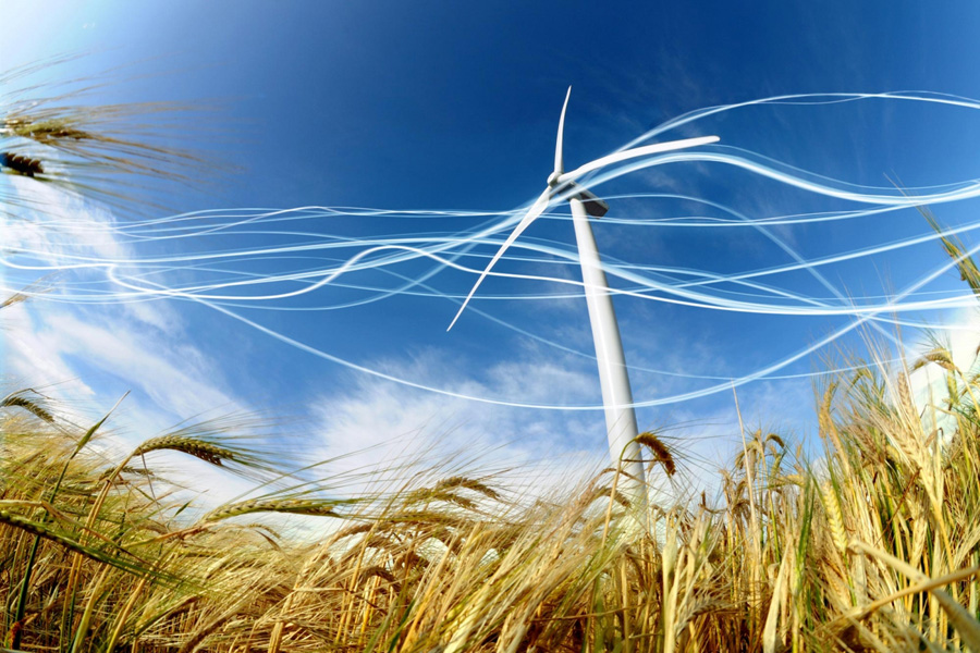 Вітряна енергія є екологічно чистою та невичерпною. Фото з сайту greenoptimistic.com