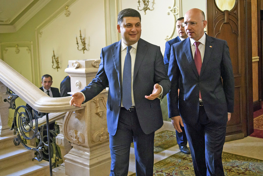 Глави урядів України й Молдови мають багато спільних поглядів на світові й регіональні виклики. Фото з Урядового порталу