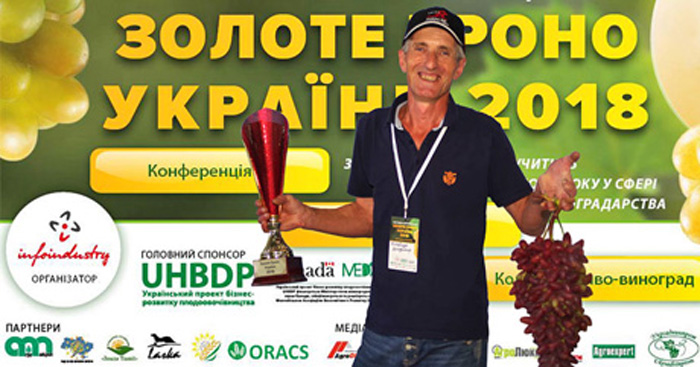 Переможне гроно затягнуло на 3,4 кілограма. Фото надане автором