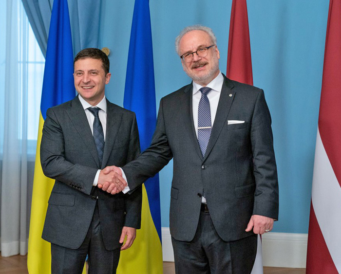 Президент Латвії Егілс Левітс упевнений, що реформи, які відбуваються в Україні, обов’язково наблизять її до євроатлантичної родини. Фото з сайту president.gov.ua