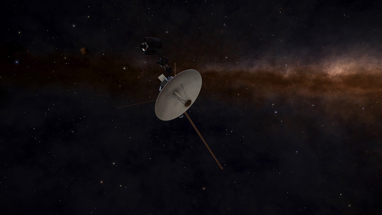 Художнє уявлення космічного апарату NASA «Voyager 2». Credit: Frontier Девелопментс