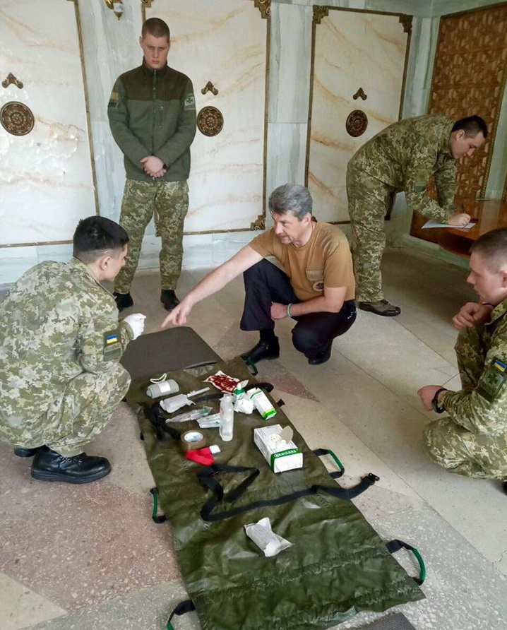 Під час навчань. Фото надане прес-службою ООС