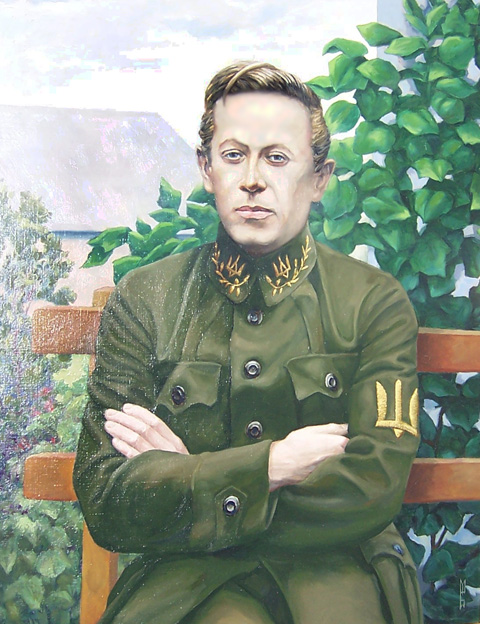 На портреті музейного художника Валерія Побокова Головний отаман військ УНР Симон Петлюра наче живий