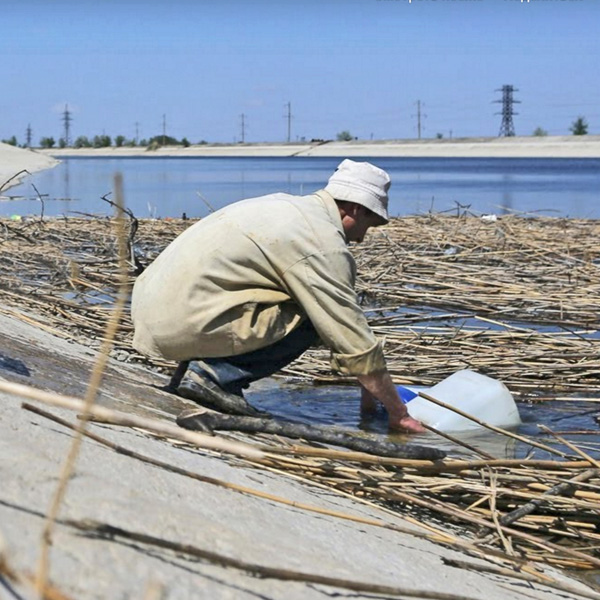 Півострів втратив майже 85 відсотків води, яка до агресії РФ надходила Північнокримським каналом. Фото з сайту hromadske.ua