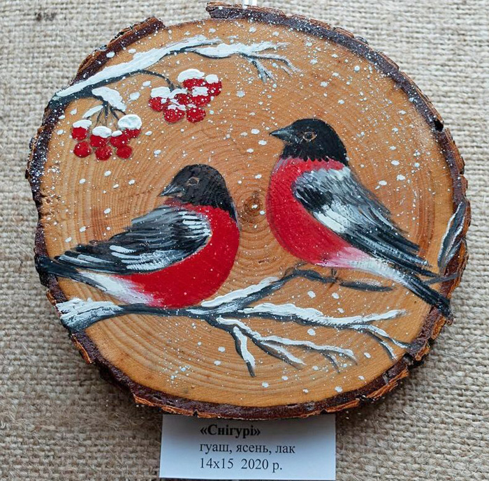 Одна з робіт майстрині &laquo;Снігурі&raquo;. Фото надані автором