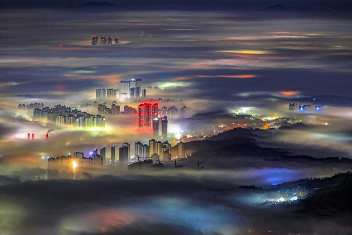 «Місто туману». Коян, Південна Корея. Фото Chunseong Bang / via WMO