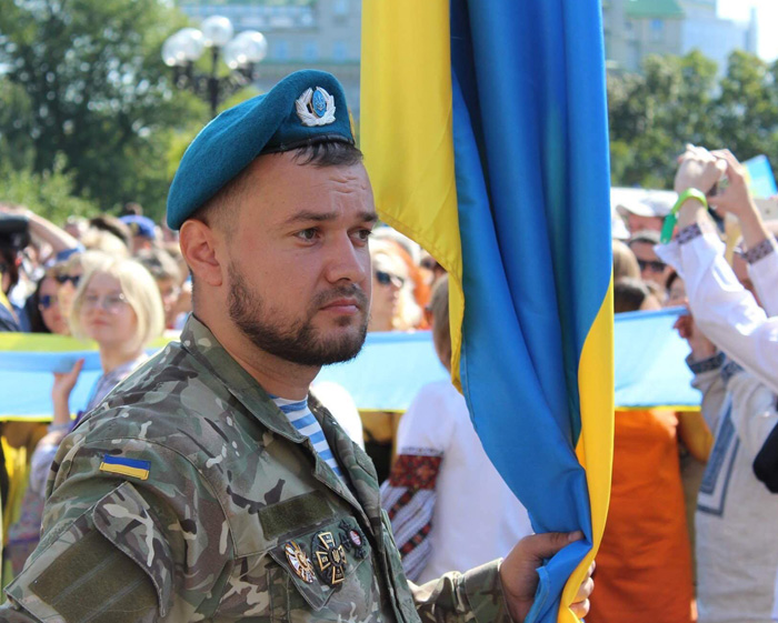 Учасник бойових дій Микола МАРЧИШАК бере участь у благодійному аукціоні