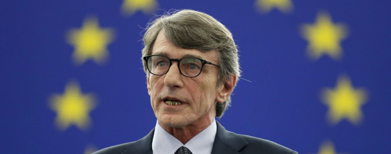 президент ЄП Давід Сассолі 