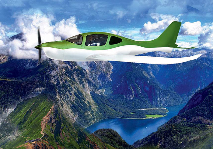 Хоч майбутній літак іще в процесі виробництва, але вже мріє про безхмарне небо. Фото з сайту ktd-group.org