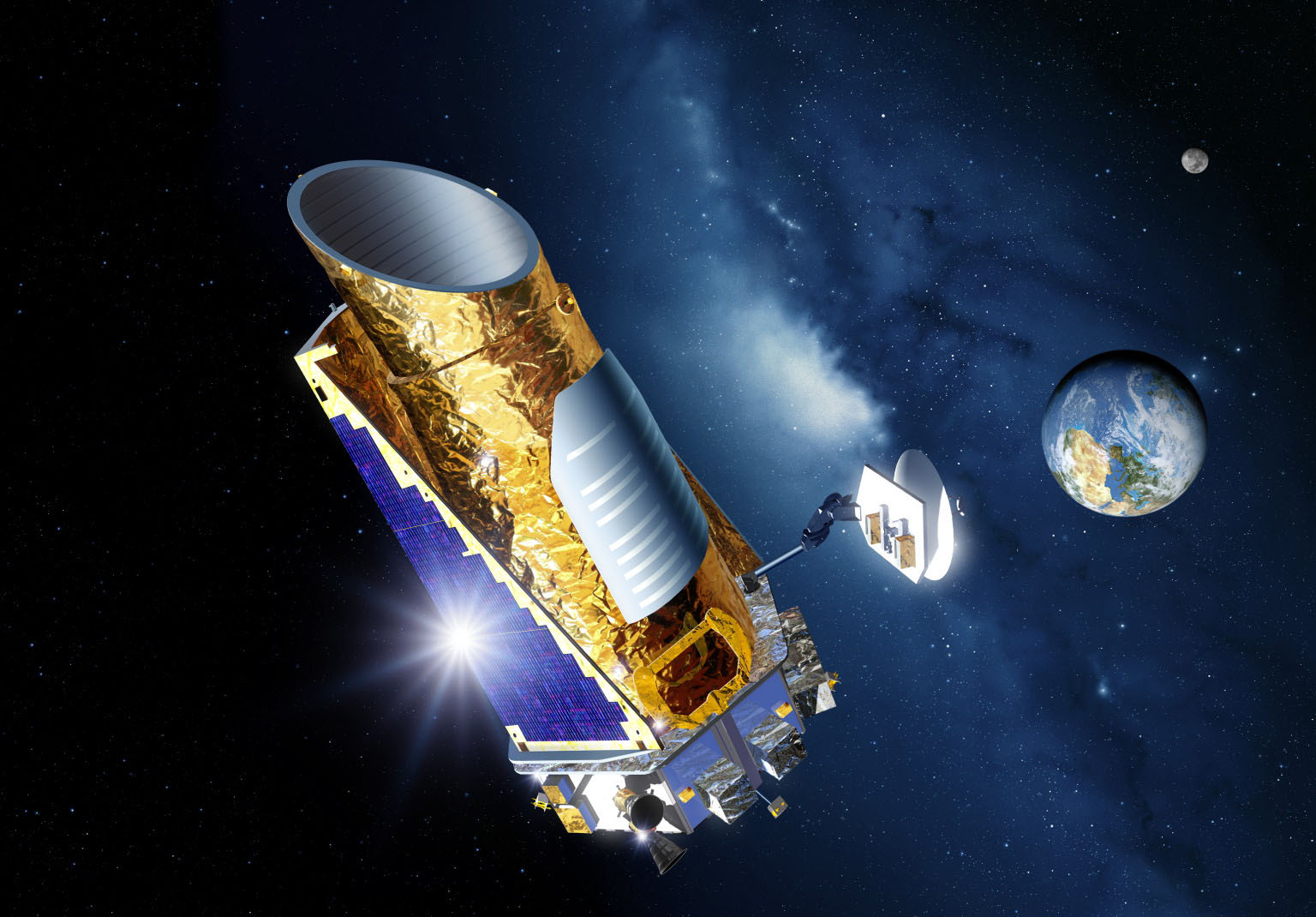 Космічний телескоп «Kepler». Credit: NASA