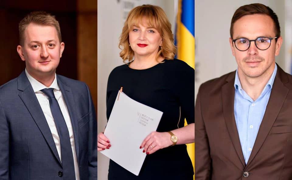 Садов&rsquo;як Ірина Дмитрівна &mdash; перша заступниця міністра охорони здоров&rsquo;я України. Кучер Ярослав Олександрович &mdash; заступник міністра охорони здоров&rsquo;я України з питань цифрового розвитку, цифрових трансформацій і цифровізації. Іващенко Ігор Анатолійович &mdash; заступник міністра охорони здоров&rsquo;я України з питань європейської інтеграції.