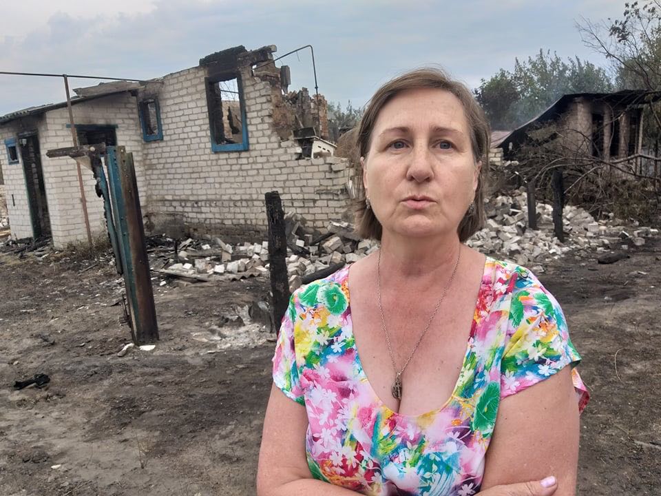 Олена Осиченко: &laquo;Ще вчора жаліли потерпілих від повені, а сьогодні самі стали погорільцями&hellip;&raquo;