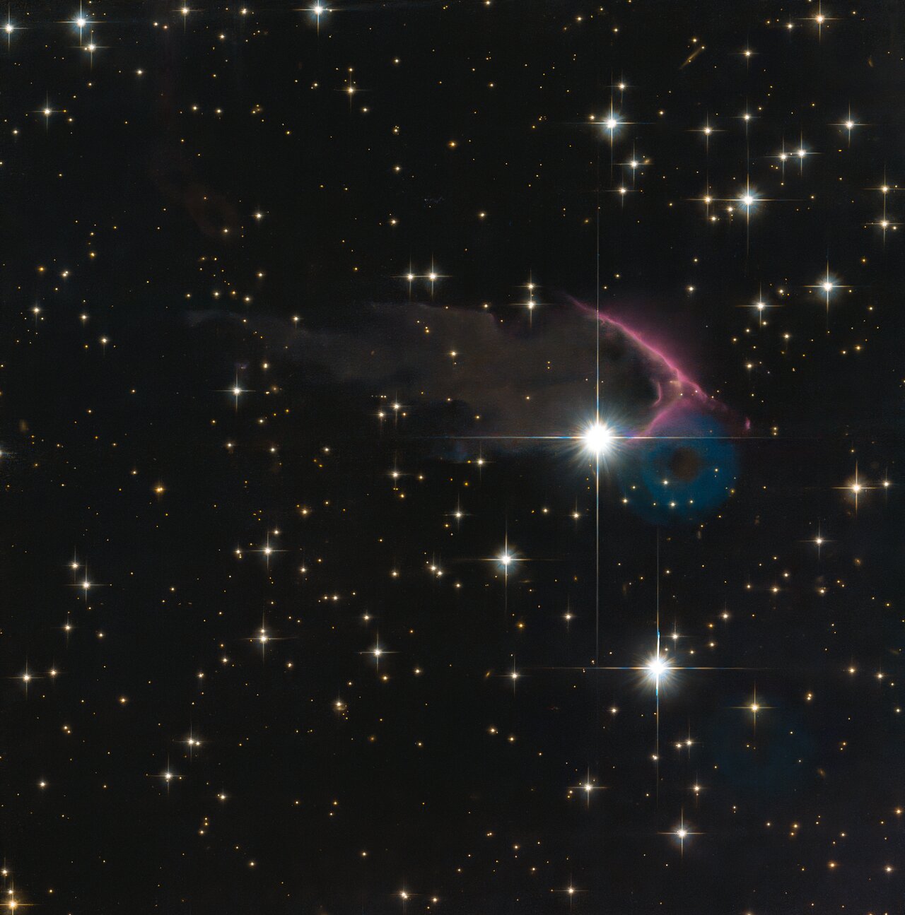 Вільно плаваюча випаровуюча газова куля J025027.7 + 600849. Credit: ESA / Hubble & NASA, R. Sahai