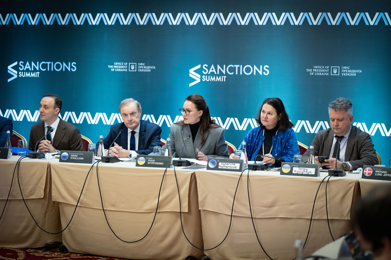 Юлія Свириденко наголосила на важливості використання російських заморожених активів для України. Фото з Урядового порталу