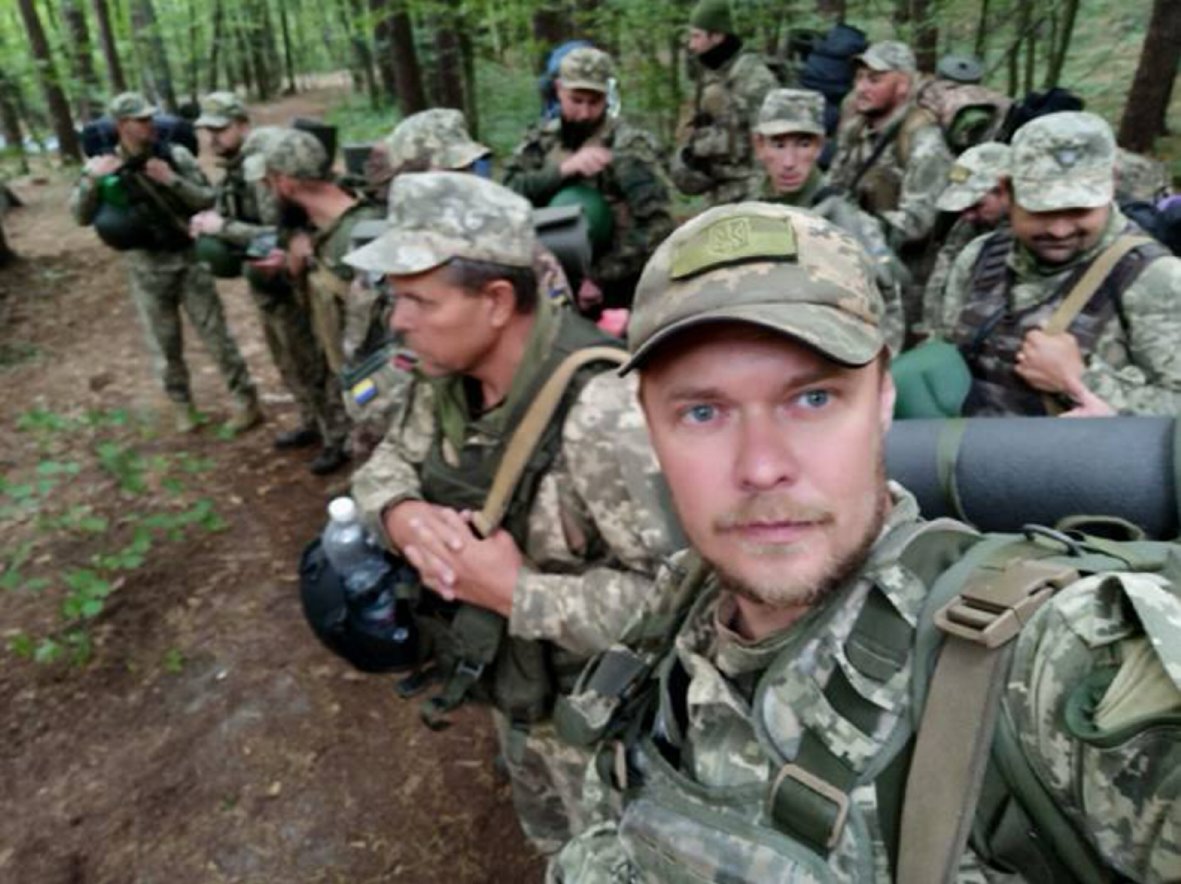 Костянтин Уманський під час бойової підготовки до штурмів посадок з ворогами. Фото надав автор