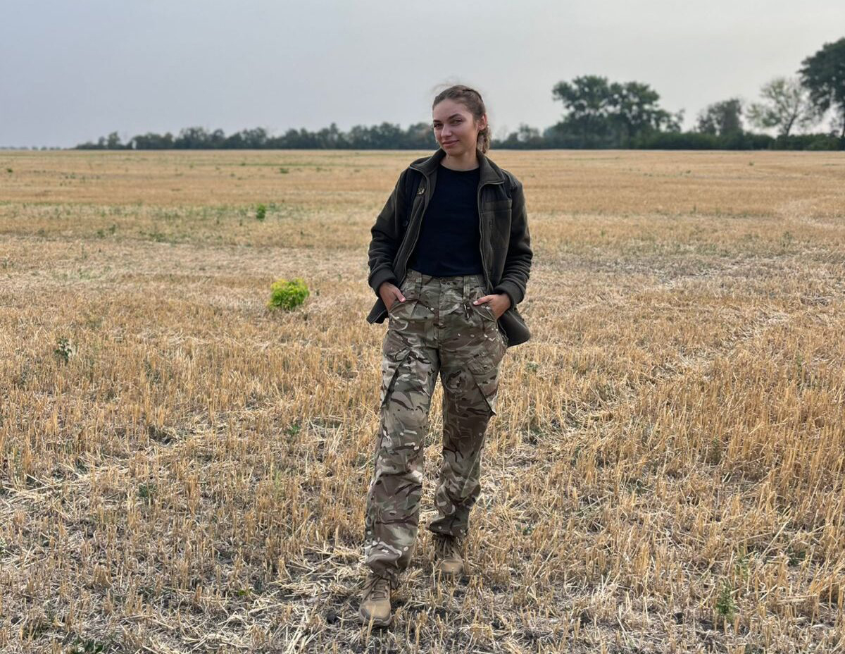 Євгенія планує залишатися на фронті, доки не закінчиться війна. Фото з особистого архіву «Красотки»
