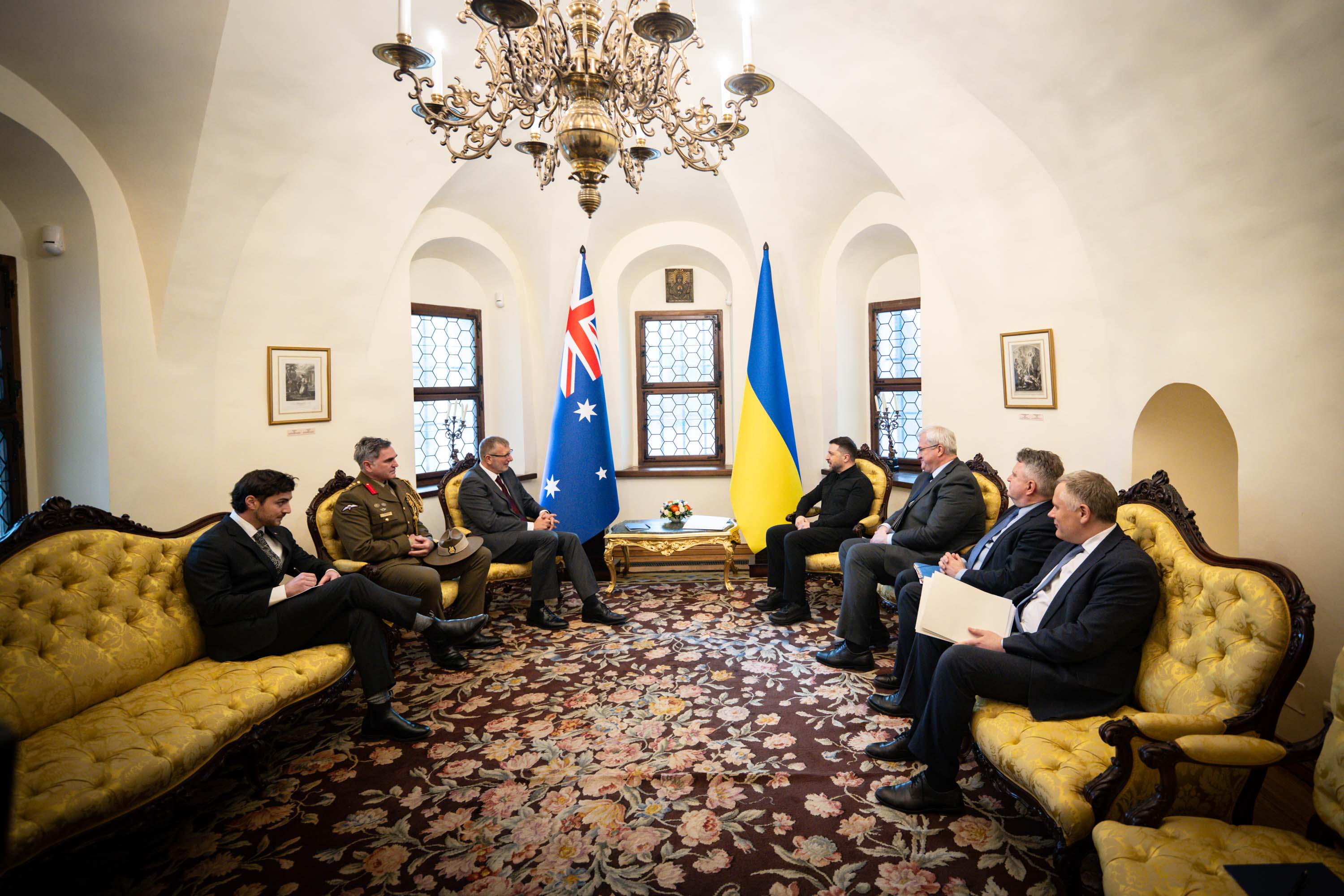 Глава держави подякував австралійському уряду й народу за підтримку України  від самого початку повномасштабної війни. Фото з сайту president.gov.ua