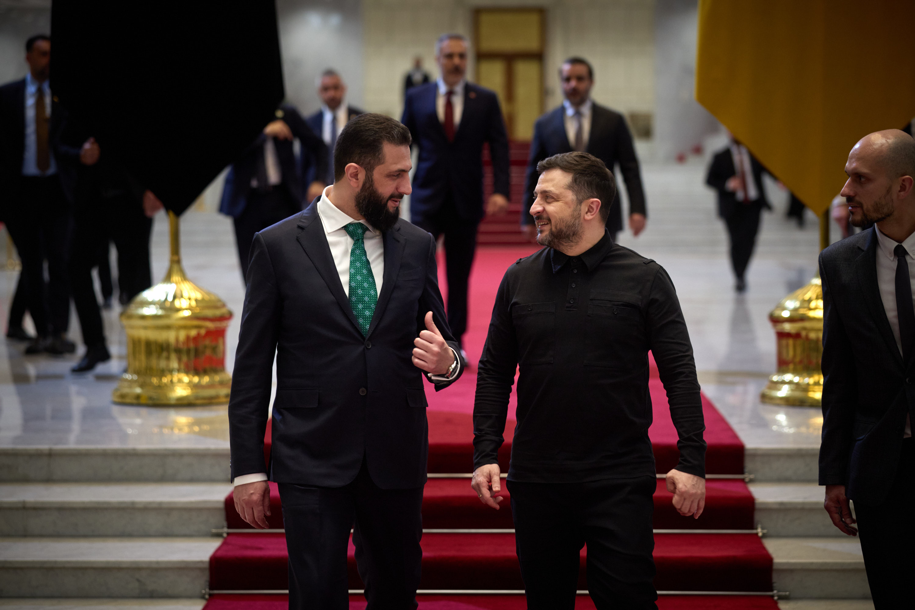 За словами Володимира Зеленського, лідери України і Сирії підтвердили готовність працювати разом, щоб можливості обох держав і народів збільшувалися Фото з сайту president.gov.ua