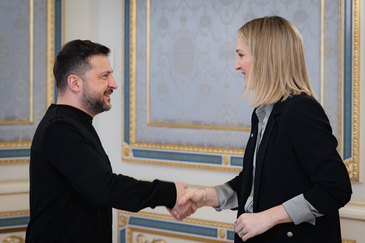  Президент подякував Ірландії та особисто Гелен Макенті за військову, гуманітарну та енергетичну підтримку України. Фото з сайту president.gov.ua