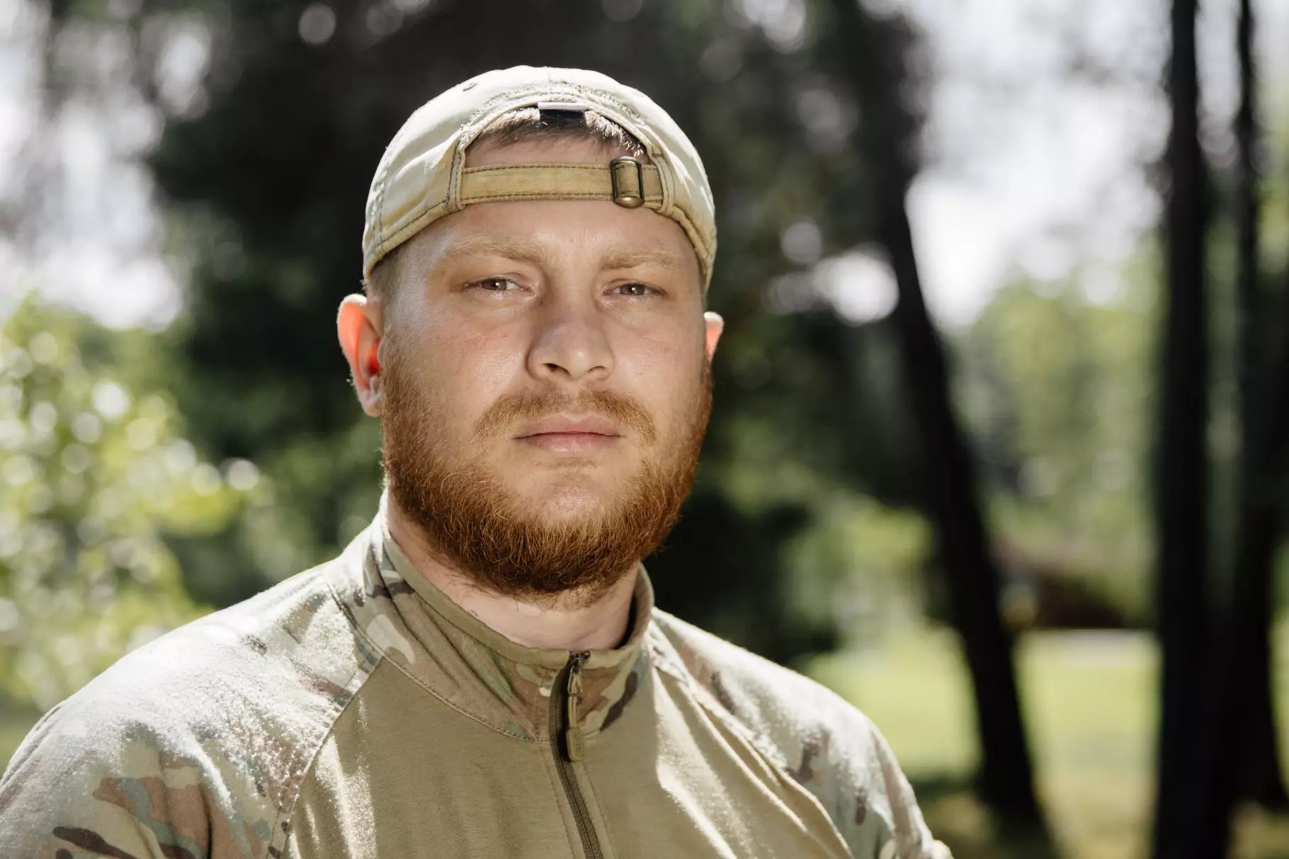 Після поранення і лікування «Тоні» перевівся до роти снайперів спеціального призначення бригади «Спартан». Фото Департаменту комунікації МВСф