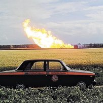 На Полтавщині локалізували  200-метровий вогняний факел, який виник внаслідок вибуху на газопроводі Уренгой-Помари-Ужгород