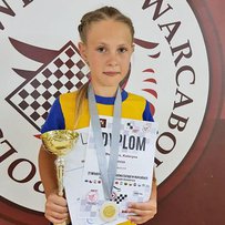 Десятирічна харків’янка стала чемпіонкою Європи із шашок