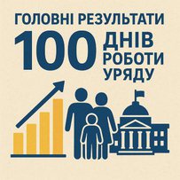 Головні результати 100 днів роботи уряду