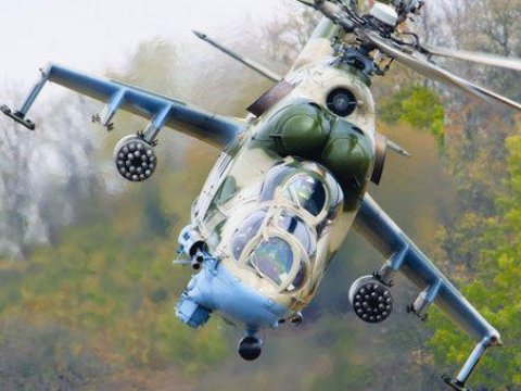 Державний концерн «Укроборонпром» презентував ударний вертоліт Мі-24ПУ1