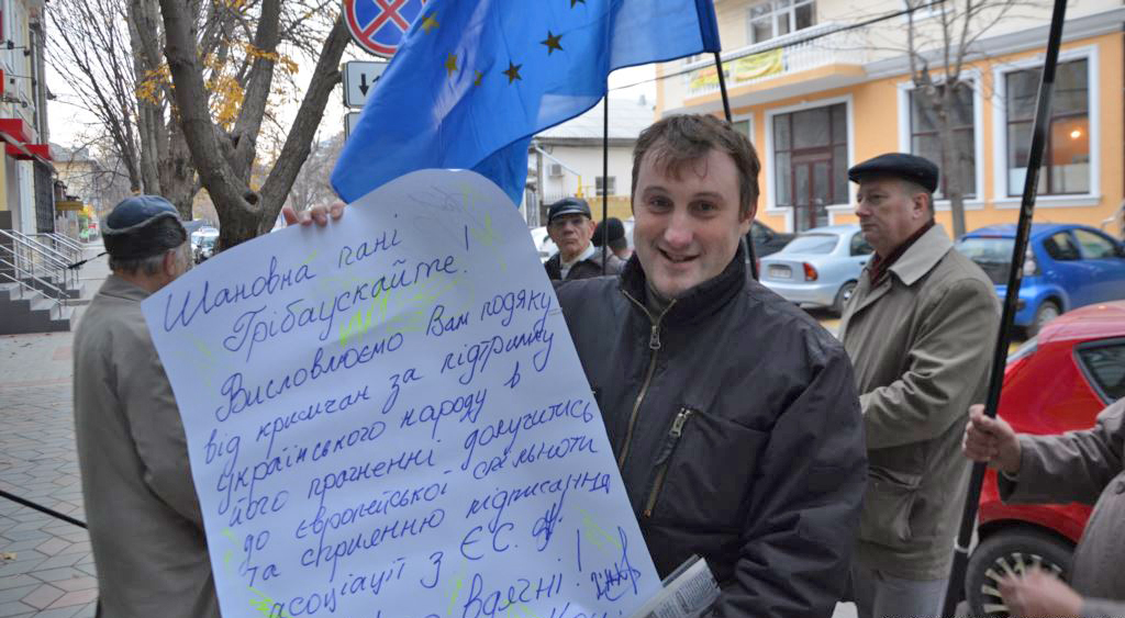 Доля українського патріота Андрія Щекуна,  якого викрали більше тижня тому, і досі не відома. Фото з сайту gdb.rferl.org