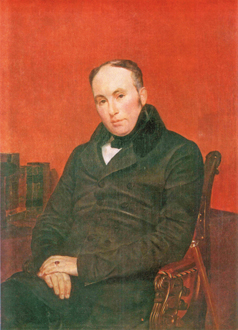 Знаменитий портрет Василя Жуковського, написаний Карлом Брюлловим
