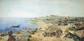 «Хаджибей». Картина Геннадія Ладиженського. 1899 рік