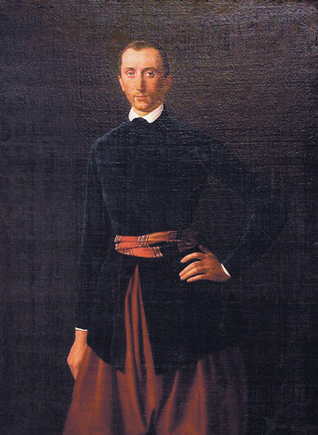 Григорій Ґалаґан в українському вбранні (В. Серебряков, 1842 р.). Фото автора