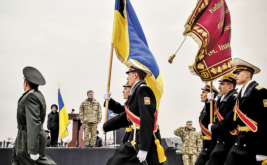 Виховання патріотів і воїнів треба починати змолоду. Фото Миколи ЛAЗAРЕНКA