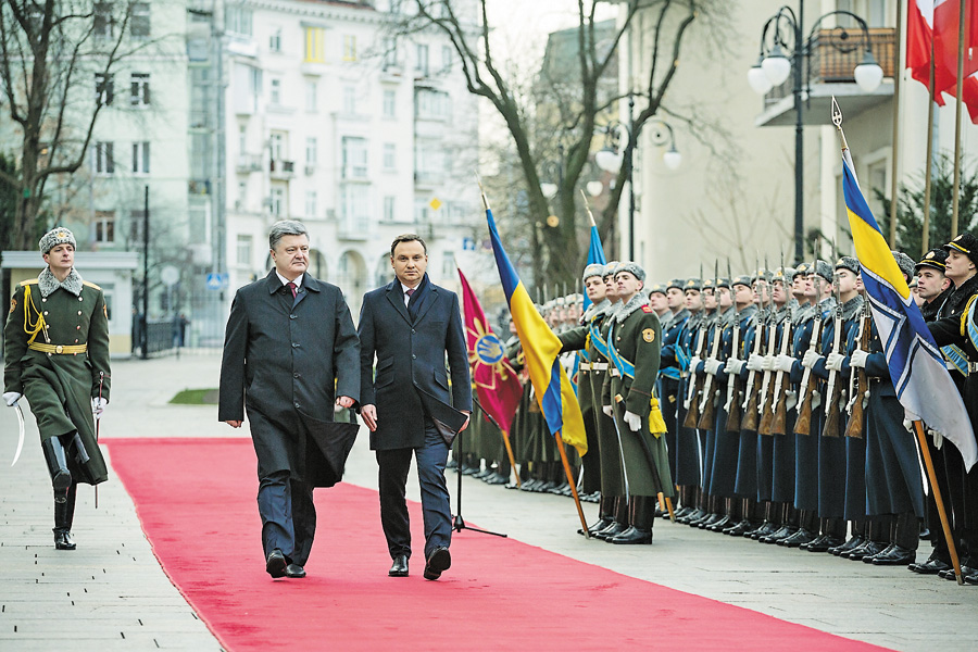 Як Президент Польщі Анджей Дуда вперше побував у Києві. Сподіваємося, не востаннє. Фото Михайла ПАЛІНЧАКА 