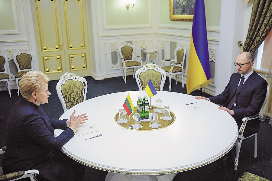 Чітка позиція литовського лідера викликає повагу і в Україні, і в Європі. Фото з сайту kmu.gov.ua