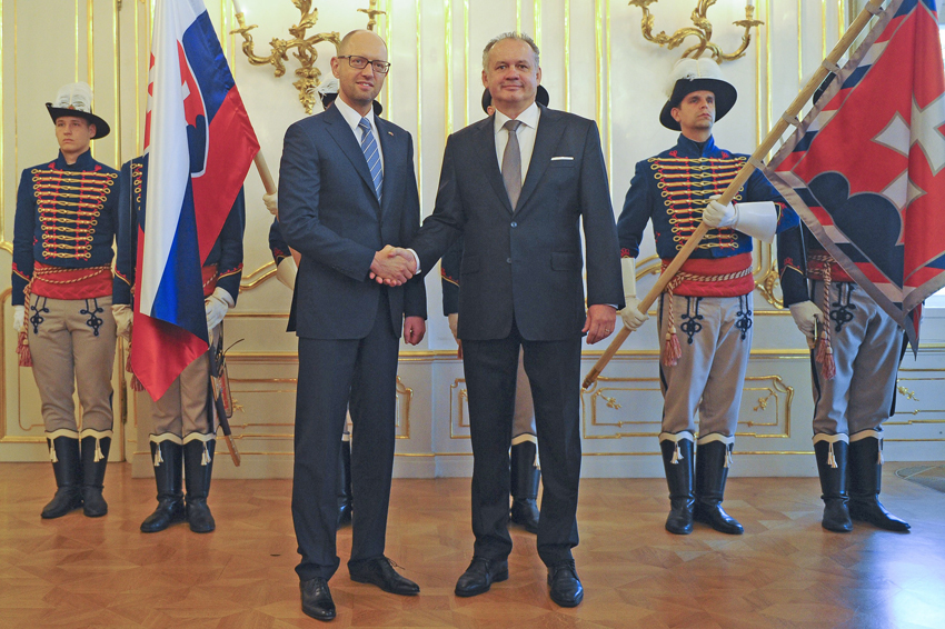 Президент Словаччини Андрей Кіска вважає себе другом України. Фото з Урядового порталу